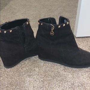 Michael Kors black booties